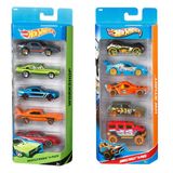Kit Com 5 Carrinhos Hot Wheels Sortidos