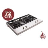 Bifeteira Cooktop Gourmet Guindani 72cm Inox 304 Escovado