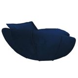 Kit Poltrona Giratória + Caminha Tal Dono Tal Pet Azul