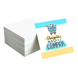 100 Mini Cartões De Agradecimento - Obrigada Pela Compra