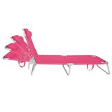Espreguiçadeira Alumínio Rosa - Mor