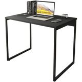 Mesa Para Escritorio Estilo Industrial 90x75 Cm 133160 Preto Mobel