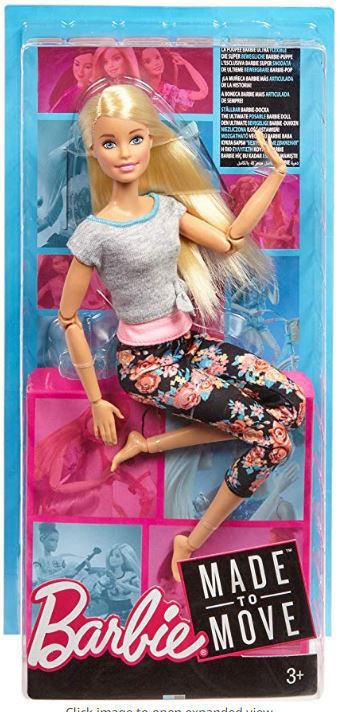 Boneca Barbie Articulada: Feita para Mexer Blusa Azul e Rosa