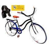 Bicicleta Aro 26 Com Cadeirinha Infantil Tras. 6 Marchas