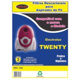Kit Com 6 Sacos Descartáveis Aspirador De Pó Electrolux Twenty
