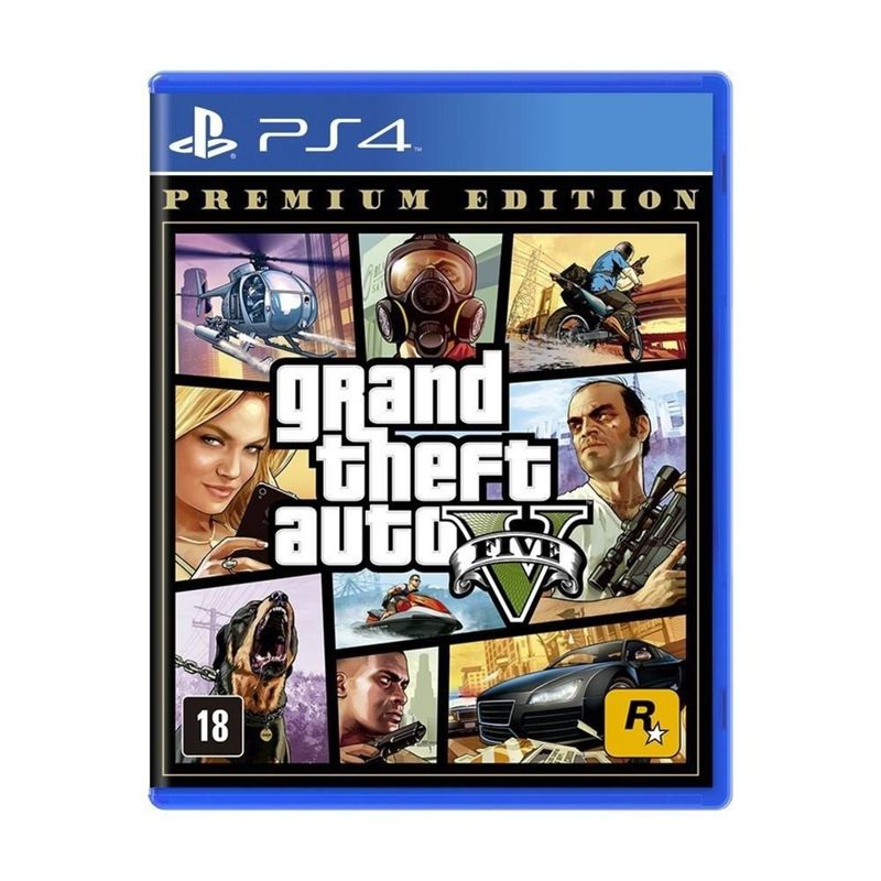 Jogo Gta V: Premium Edition - Playstation 4 - Rockstar Games