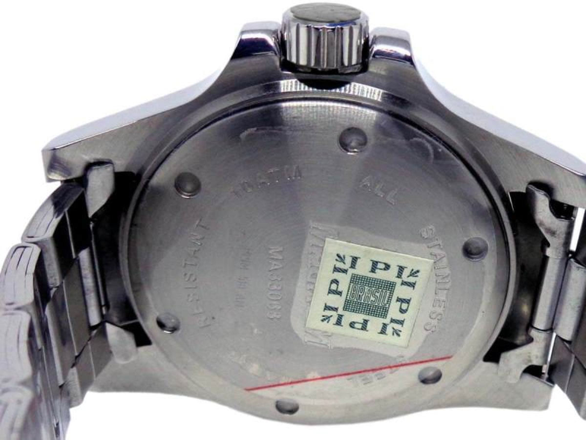 Relógio Masculino Magnum Prata Casual Prova d'agua Pulseira de Aço no  Shoptime