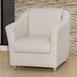Poltrona Decorativa Bia Matrix Branco