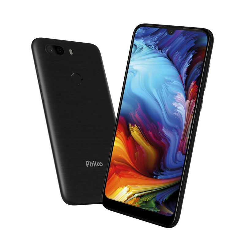 Celular Smartphone Philco Pcs02p 64gb Preto - Dual Chip