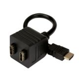 Cabo Divisor Hdmi 1 Macho X 2 Fêmeas