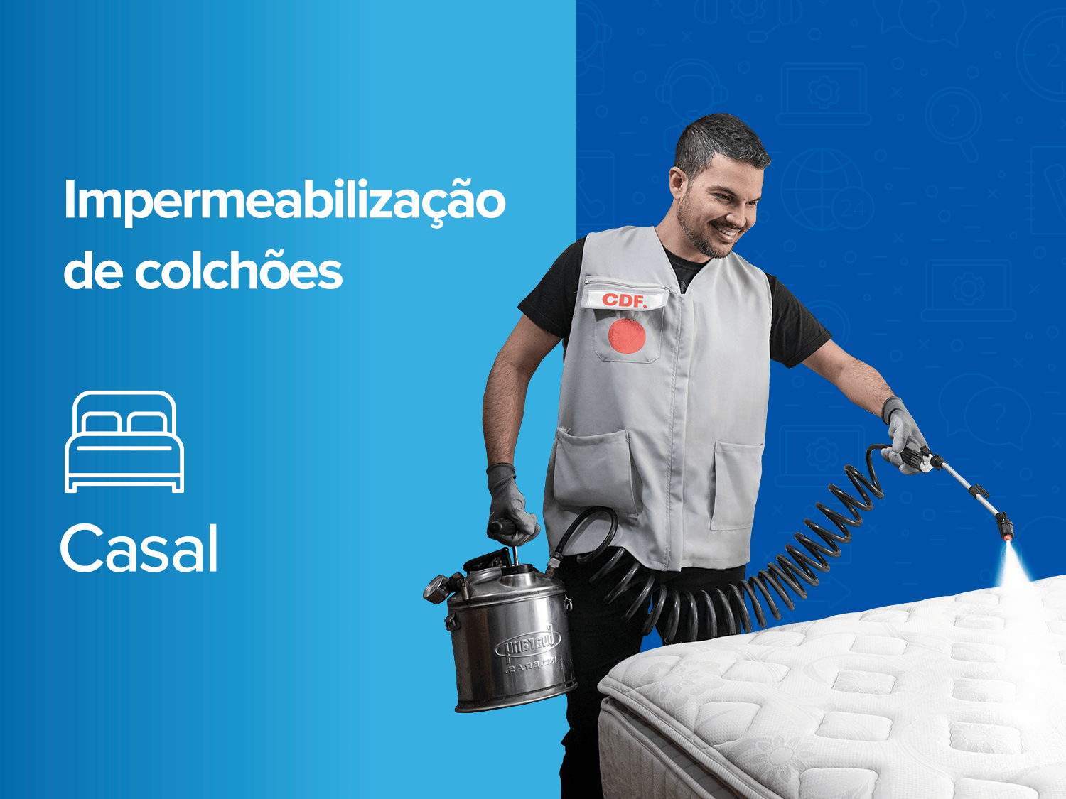 Impermeabilização de Colchão Casal