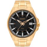 Relogio Orient Masculino Dourado a prova dagua aço inox Mgss1143 P1kx