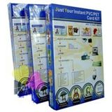 100 Placa Pvc 250 Folha Imprimivel P/ Crachá Cartão Cardápio