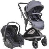 Carrinho De Bebe Bebe Conforto Kiddo Quantum Melange Azul