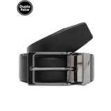 CINTO MASCULINO COURO DUPLA FACE FASOLO X396 PRETO / MARROM