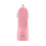Carregador Veicular I2go Com 2 Saídas Usb Rosa