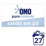 Lava Roupas Em Pó Omo Puro Cuidado 2,2kg