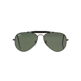 Ray-Ban Outdoorsman RB3030L 9500 Preto Lente Verde Escuro G15 Tam 58