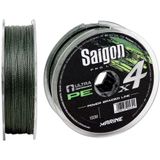 Linha Multifilamento Saigon X4 0,20mm 25lb 100m Verde