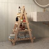 Porta Temperos De Madeira Estante Para Cozinha