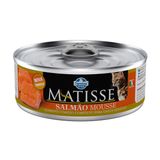 Ração Úmida Lata Matisse para Gatos Mousse Salmão 85g
