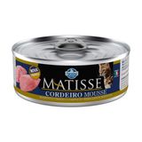Ração Úmida Lata Matisse para Gatos Mousse Cordeiro 85g