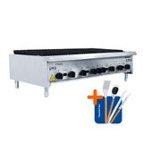 Chapa Charbroiler Americana Profissional Grill 120cm Gás Inox Cgg120 E Utensílios - Venâncio