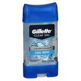 Gillette Anti-perspirante Clear Gel Cool Wave 4 Oz Por Gillette