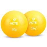 Par de Bolas Peso Heavy Tonning Ball 2kg - Acte Sports