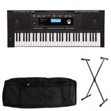 Kit Teclado Roland Arranjador E-X20A com Capa e Suporte