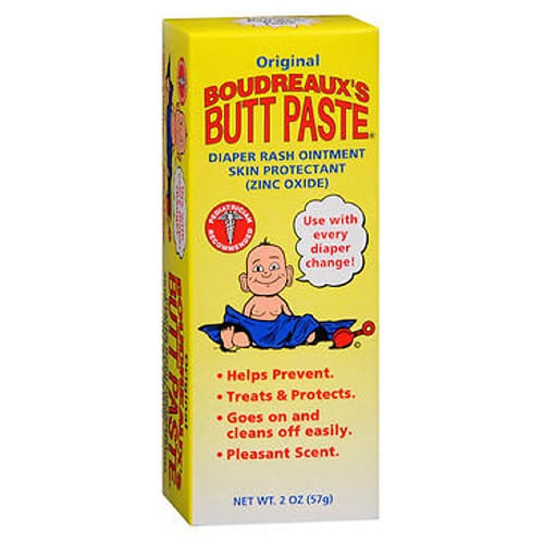 Boudreaux Butt Paste Diaper Rash Ointment Tube 2 Oz Por Boudreaux Carrefour 9393