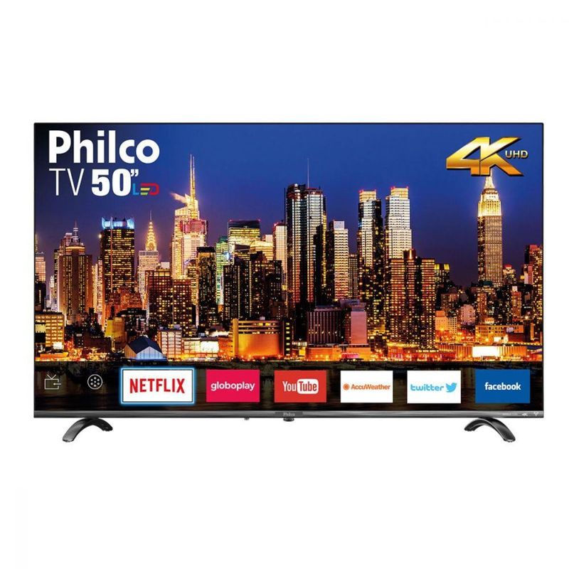 Tv 50" Led Philco 4k - Ultra Hd Smart - Ptv50q20snbl