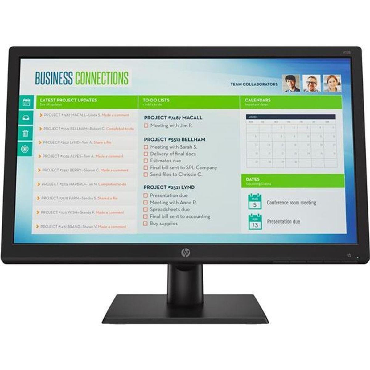 Monitor 18,5'' HP 3MV30LA Preto é boa?