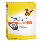 Sistema De Monitoramento De Glicose No Sangue Freestyle Freedom Lite 1 Cada Por Freestyle (pacote Com 2)