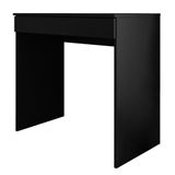 Mesa Para Computador Escrivaninha 1 Gaveta Alexia Preto Fosco - Ajl Móveis