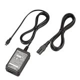 Adaptador CA para Sony AC-L200 para Filmadoras Sony Handycam A, P e F (Bivolt)
