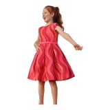 Vestido Infantil Pink Marsala Petit Cherie Color Block 31202