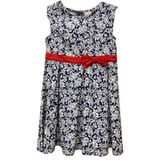 Vestido Infantil Feminino Rovitex  Com Laço