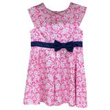 Vestido Infantil Feminino Rovitex  Com Laço