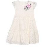 Vestido Infantil Feminino Trick Nick Festa Aplique De Flor Laise