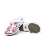 Sandalia Babuche Infantil Estampado Flor Com Tira E Sola De Borracha