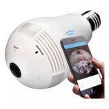 CAMERA IP SEGURANCA LAMPADA VR360 PANORAMICA ESPIA WIFI V380