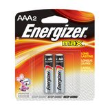 Pilhas Energizer Max  AAA Palito com 2 Unidades