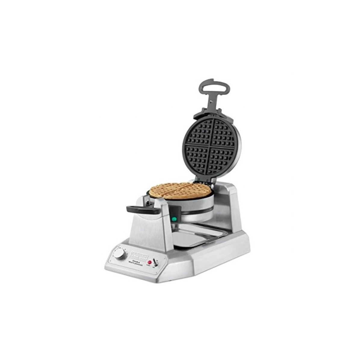 MP27270259_Maquina-de-Waffle-Profissional-Waring-Commercial-WWD200-Duplo-Waffle-Aco-Inoxidavel-Prata-110V_2_Zoom