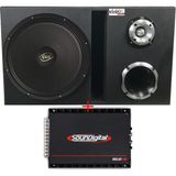 Caixa Trio Eros E-315 400W Rms + D405 + St400 + Módulo Soundigital