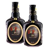 Kit Whisky Old Parr 18 anos 750ml com 2 unidades