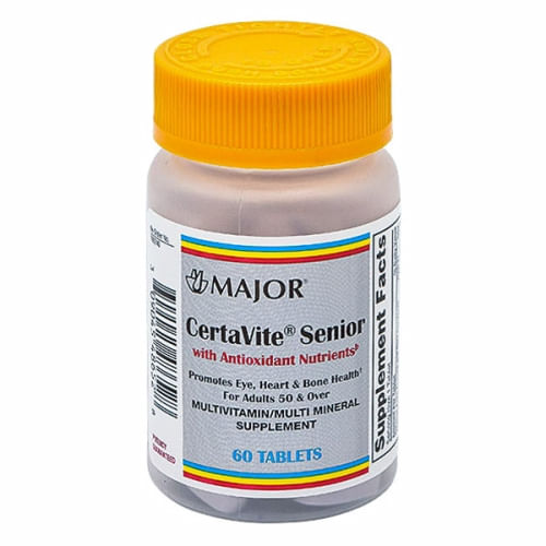 Certa-vite Senior 60 Tabs Da Major Pharmaceuticals (pacote Com 4)