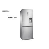 Geladeira Samsung Frost free Duplex 2 Portas Inverse BAROSA Rl4363RBASL 432 Litros Inox 220 V