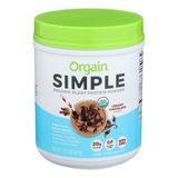 Chocolate Cremoso De Proteína Vegetal Simples Orgânica 1,25 Libras Da Orgain (pacote Com 2)