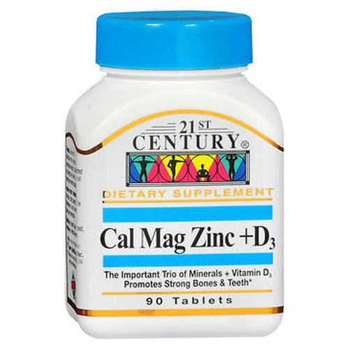 Calc + Mag + Zinc + D3 90 Tabs Da 21st Century (pacote Com 4) - Carrefour